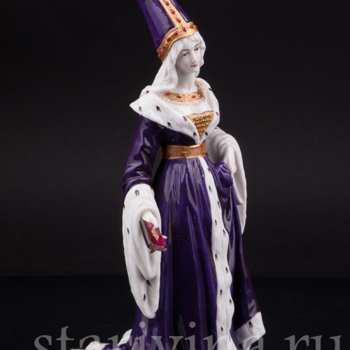 Фарфоровая статуэтка Дама в готическом платье Dressel, Kister & Co, Германия, нач. 20 в.