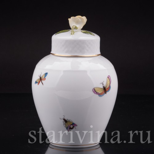 Фарфоровая Ваза Две птицы, Herend, Венгрия, 1960-86 гг.