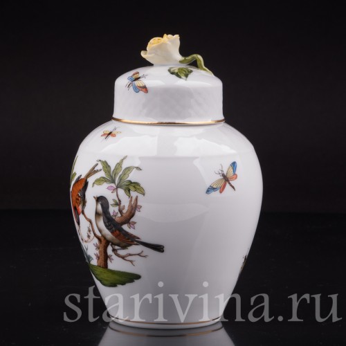 Фарфоровая Ваза Две птицы, Herend, Венгрия, 1960-86 гг.