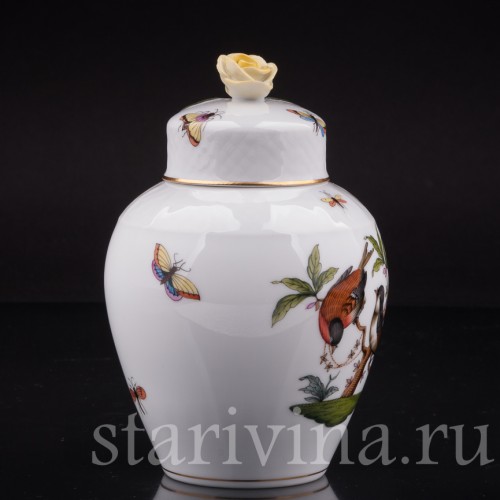 Фарфоровая Ваза Две птицы, Herend, Венгрия, 1960-86 гг.