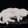 Фигурка из фарфора Спящий котенок, Nymphenburg, Германия, до 1991 года.