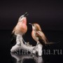 Статуэтка птиц из фарфора Две малиновки, Karl Ens, Германия, пер. пол. 20 в.