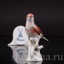Фигурка птицы из фарфора Коноплянка, Meissen, Германия.