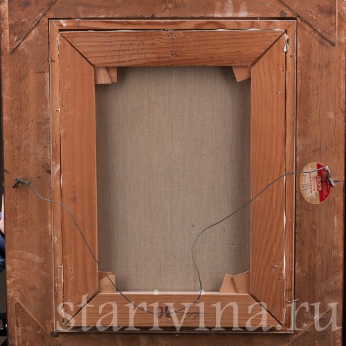 Картина маслом, натюрморт Цветы в корзине, Германия, вт. пол. 20 в.