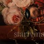 Картина маслом, натюрморт Цветы в корзине, Германия, вт. пол. 20 в.