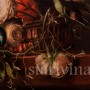 Картина маслом, натюрморт Цветы в корзине, Германия, вт. пол. 20 в.