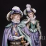 Фарфоровые статуэтки Галантная пара эпохи возрождения, Volkstedt, Германия, 19 в.