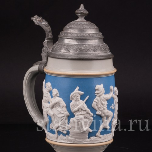 Пивная кружка Сельский праздник, 1/2 л, Villeroy & Boch, Германия, 1892 г.
