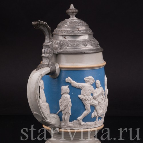 Пивная кружка Сельский праздник, 1/2 л, Villeroy & Boch, Германия, 1892 г.