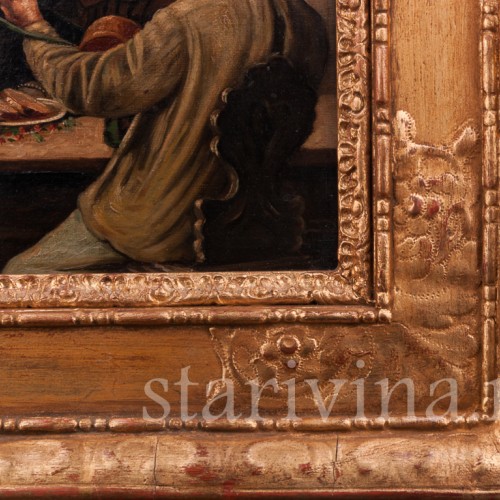 Жанровая картина Мужчины в трактире, , вт. пол. 19 в.