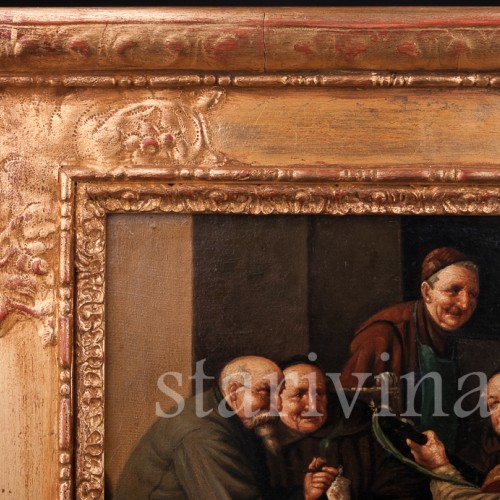 Жанровая картина Мужчины в трактире, , вт. пол. 19 в.