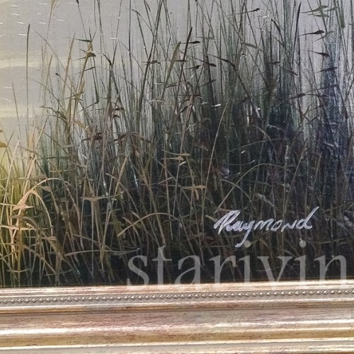 Пейзаж Закат над озером, , вт. пол. 20 в,