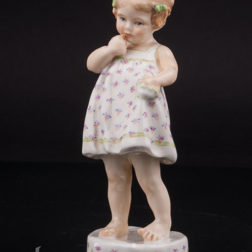 Фигурка девочки из фарфора "Только я!", Royal Worcester, Великобритания, 1953 г.