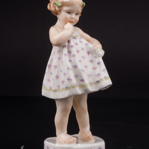 Фигурка девочки из фарфора "Только я!", Royal Worcester, Великобритания, 1953 г.