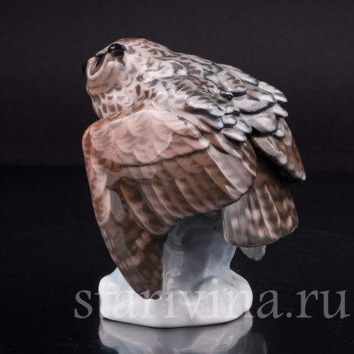 Статуэтка птицы из фарфора Ушастая сова, Rosenthal, Германия, 1924 г.