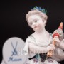 Фарфоровая статуэтка Девочка с волынкой, Девичий оркестр, Meissen, Германия, 19 в.