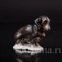Фигурка собаки из фарфора Такса, миниатюра, Rosenthal, Германия, 1953 г.