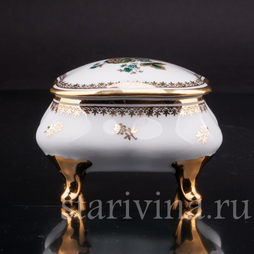 Фарфоровая Шкатулка, Limoges, Франция, вт. пол. 20 в.