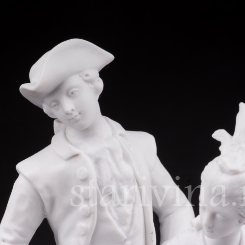 Бисквитная композиция Катание на санках, Германия, кон 19 - нач 20 вв.