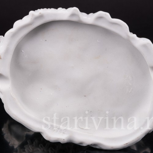 Фарфоровая композиция Танцовщица Камарго с кавалером, кружевная, Volkstedt, Германия, вт.пол. 20 в.