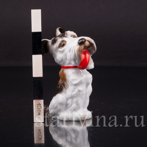 Фигурка собакииз фарфора Терьер-гротеск, Rosenthal, Германия, 1930 гг.
