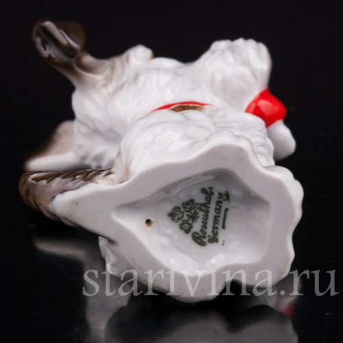 Фигурка собакииз фарфора Терьер-гротеск, Rosenthal, Германия, 1930 гг.