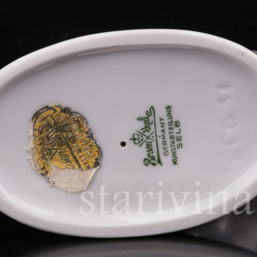 Фигурка птицы из фарфора Курица, Rosenthal, Германия, 1941 год.