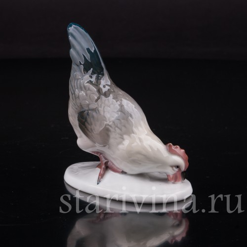 Фигурка птицы из фарфора Курица, Rosenthal, Германия, 1941 год.