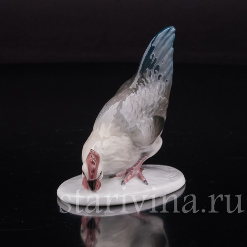 Фигурка птицы из фарфора Курица, Rosenthal, Германия, 1941 год.