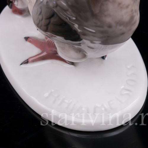 Фигурка птицы из фарфора Курица, Rosenthal, Германия, 1941 год.