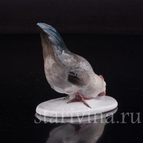 Фигурка птицы из фарфора Курица, Rosenthal, Германия, 1941 год.