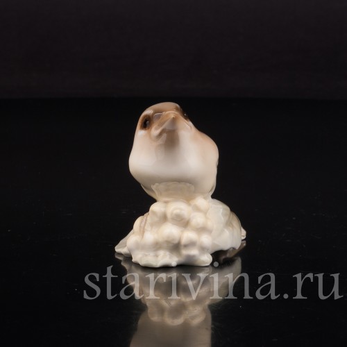 Фигурка птицы из фарфора Птенец, Hutschenreuther, Германия, 1938-55 гг.