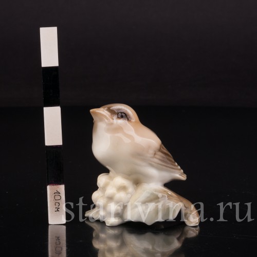Фигурка птицы из фарфора Птенец, Hutschenreuther, Германия, 1938-55 гг.