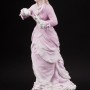 Фарфоровая статуэтка девушки Дама с веером, Richard Eckert & Co, Германия, 1894-1908 гг.