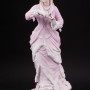 Фарфоровая статуэтка девушки Дама с веером, Richard Eckert & Co, Германия, 1894-1908 гг.