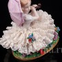 Фигурка из фарфора Девочка с зонтиком, кружевная, Sitzendorf, Германия, вт. пол. 20 в.