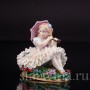 Фигурка из фарфора Девочка с зонтиком, кружевная, Sitzendorf, Германия, вт. пол. 20 в.