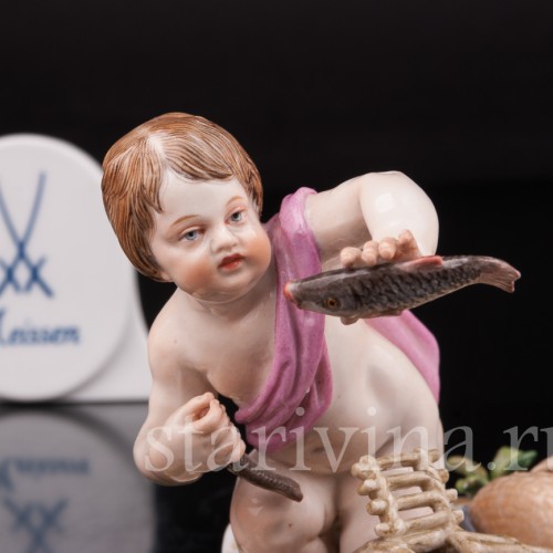 Фарфоровая композиция Аллегория воды, Meissen, Германия, сер.19 - нач.20 вв.