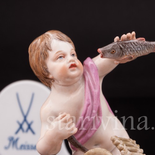 Фарфоровая композиция Аллегория воды, Meissen, Германия, сер.19 - нач.20 вв.