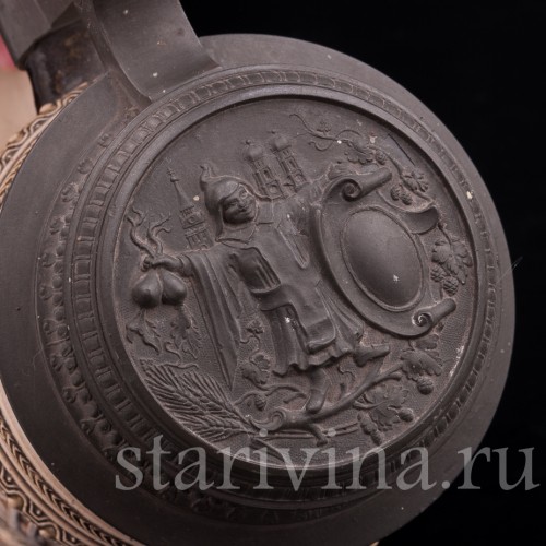 Старинная пивная кружка В таверне, 1 л, Marzi & Remy, Германия, кон. 19 - нач. 20 вв.