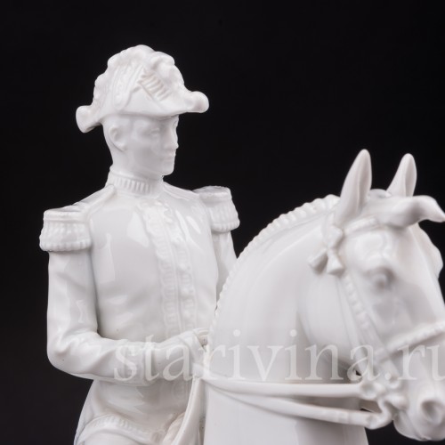 Фарфоровая статуэтка всадника Пируэт, испанская школа верховой езды Augarten, Австрия, сер. 20 века.