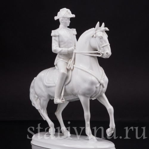 Фарфоровая статуэтка всадника Пируэт, испанская школа верховой езды Augarten, Австрия, сер. 20 века.