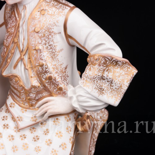 Фарфоровая композиция Вольные каменщики (массоны), Carl Thieme, Германия, нач. 20 в.