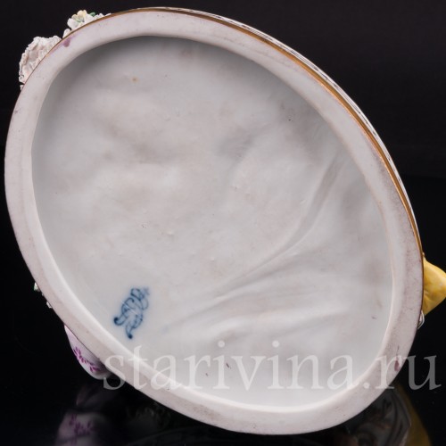 Композиция из фарфора "Рассвет", кружевная, Volkstedt, Германия, до 1935 г.