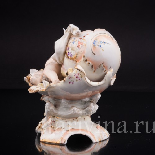 Фарфоровая статуэтка Спящая фея Volkstedt, Германия, кон. 19 в.