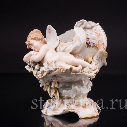 Фарфоровая статуэтка Спящая фея Volkstedt, Германия, кон. 19 в.