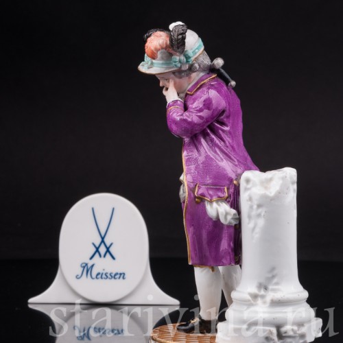 Антикварная статуэтка Смеющийся мальчик, Meissen, Германия, кон.18 - нач.19 вв.