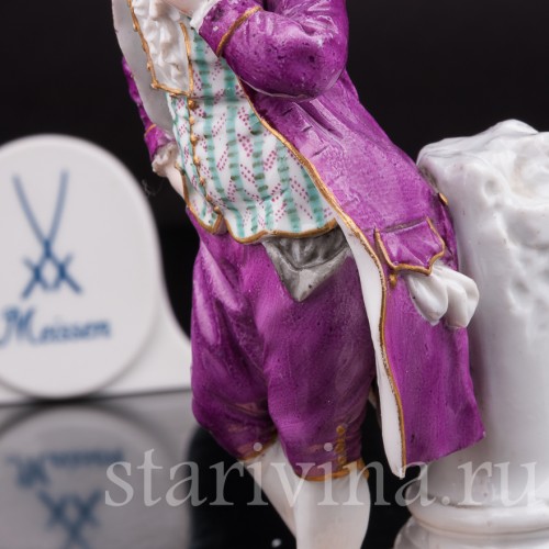 Антикварная статуэтка Смеющийся мальчик, Meissen, Германия, кон.18 - нач.19 вв.