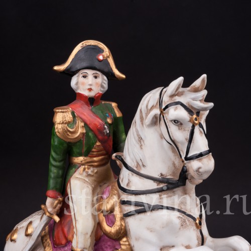 Фарфоровая статуэтка всадника Жан-Батист Бессье, Wilhelm Rittirsch, Германия, 1950-1974 гг.