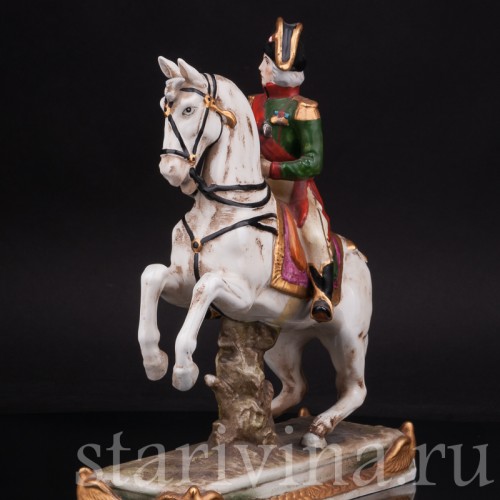 Фарфоровая статуэтка всадника Жан-Батист Бессье, Wilhelm Rittirsch, Германия, 1950-1974 гг.